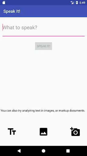 Speak It! App screenshot 1