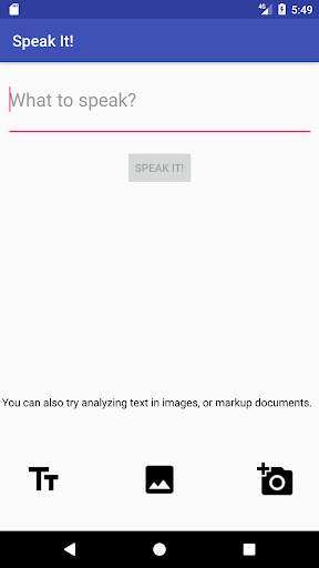 Speak It! App screenshot 1