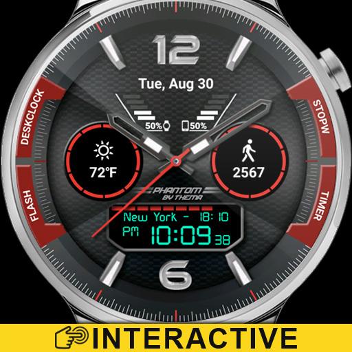 ikon Phant Watch Face &amp; Clock Widget