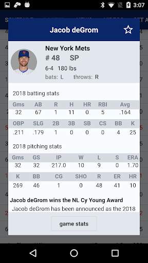Sports Alerts - MLB edition screenshot 2