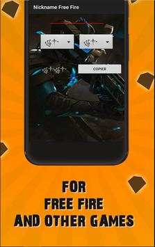 Nickname Generator Fire Free: Name Creator (Nicks) screenshot 2