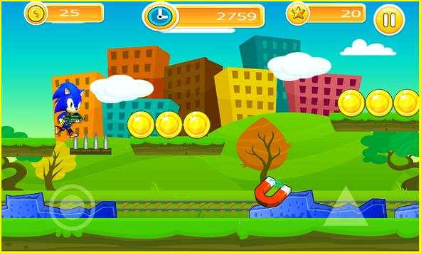 Adventur...Sonic attack Run vs Zombie boom screenshot 2