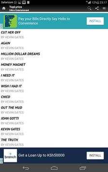 TopLyrics screenshot 2