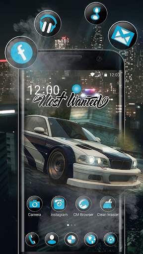 M3 GTR Drift Car 3D Launcher Screen screenshot 1