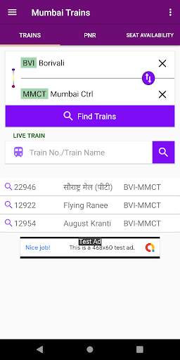 Mumbai Trains screenshot 1