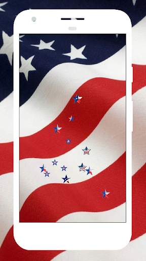 USA Flag Live Wallpaper screenshot 2
