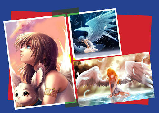 Angel Anime Live Wallpaper screenshot 1