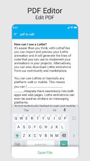 Pdf Editor, Edit Word And Convert Pdf to text screenshot 2