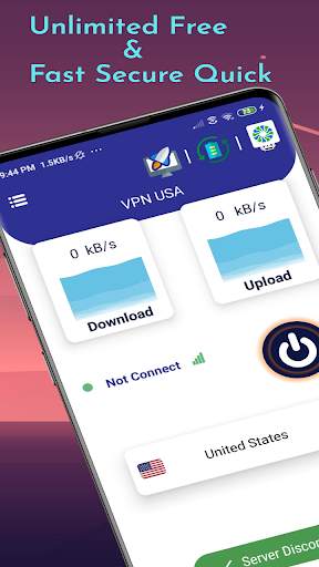 VPN USA – Free Unlimited VPN & Secure Hotspot screenshot 1