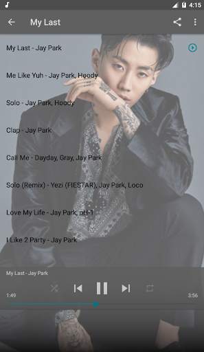 Jay Park Top Music Free screenshot 1