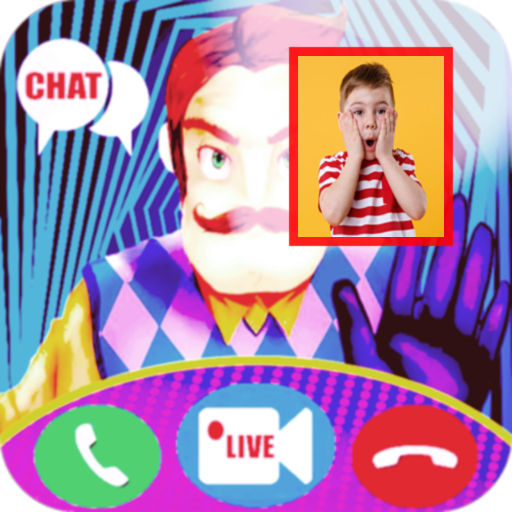 Hi Mr neighbor Call Video &amp; Audio &amp; chat Simulator icon