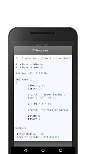 C Programs screenshot 5