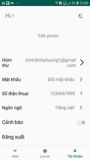 TDTEL - Wifi Sharing Application screenshot 1