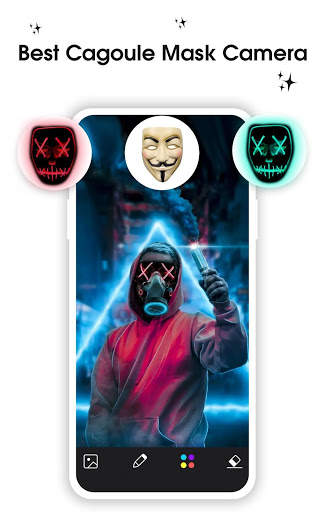 Cagoule Mask Half Face - Ghost Mask Photo Editor screenshot 6