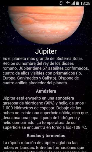Sistema Solar para Android screenshot 2