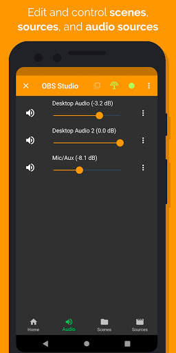 StreamControl - Remote for OBS & Streamlabs OBS screenshot 4