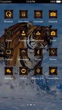 Tiger Theme C Launcher screenshot 2