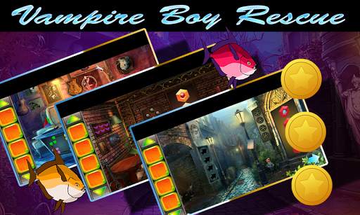 Best Escape Game 433 Vampire Boy Rescue Game screenshot 3