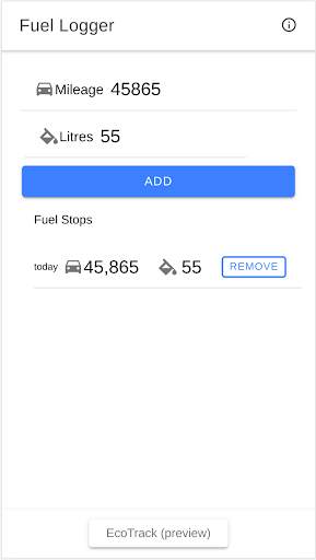 EcoTrack screenshot 2