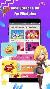 Rose Sticker & Gif For WhatsApp screenshot 1