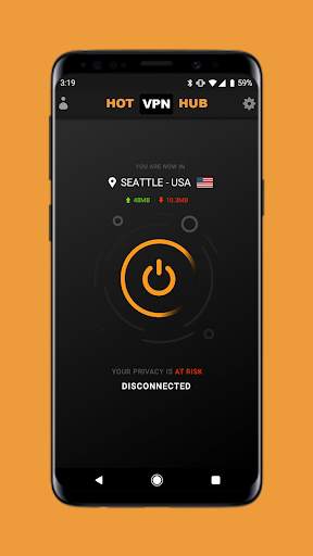 Hot VPN hub - Free Unlimited Hotspot VPN Proxy screenshot 1