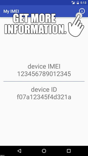 My IMEI screenshot 2
