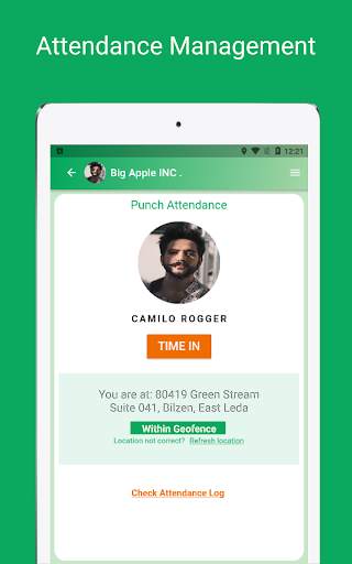 HRMS App, Online Time tracker 10 تصوير الشاشة