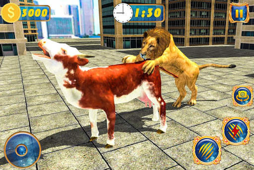 Angry Lion City Attack Simulator 2019 скриншот 3