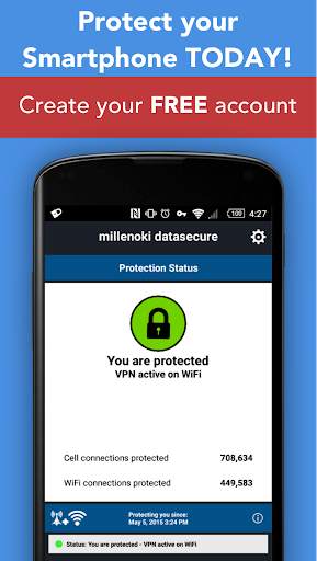 Secure VPN, datasecure by millenoki Ltd, Free VPN screenshot 2
