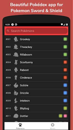 GalarDex – Pokemon Sword & Shield Pokedex Guide screenshot 1