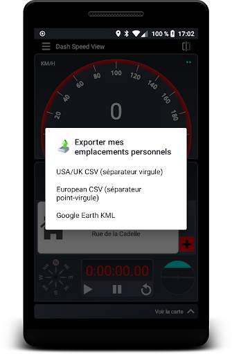 Compteur de vitesse GPS (Dash Speed View) скриншот 6