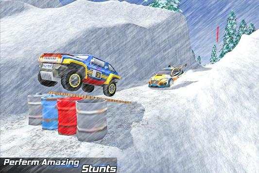 4x4 Winter Snow Car Rally Racing screenshot 2