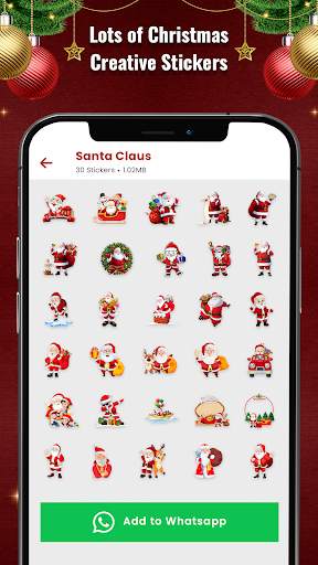 Christmas Stickers - WASticker screenshot 3