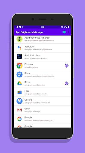 App Brightness Manager Free screenshot 3