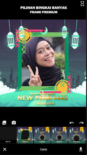 Frame Happy Islamic New Year 1442 H screenshot 5