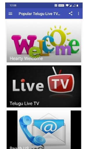 Popular Telugu Live TV News Channels screenshot 1