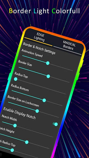 Edge Lighting - Borderlight Live Wallpaper screenshot 6