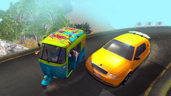 Uphill Tuk Tuk Rickshaw Driving screenshot 24