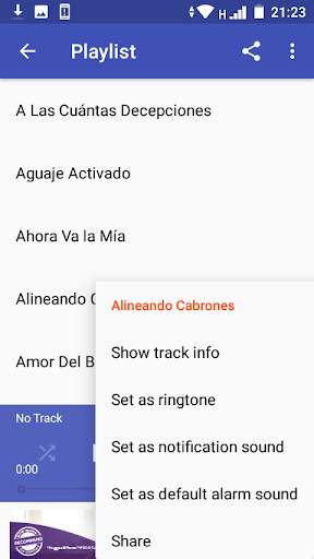 Calibre 50 songs screenshot 3