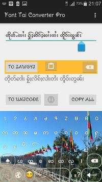 Font Tai Converter Pro screenshot 1