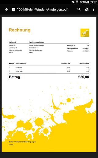 100 freie PDF Vorlagen screenshot 15