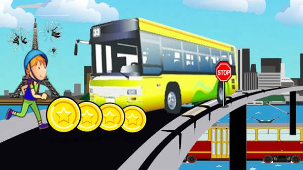 Paris Bus Rush Game FREE! screenshot 3