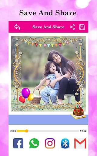 Happy Birthday Video With Slide Show Maker screenshot 4