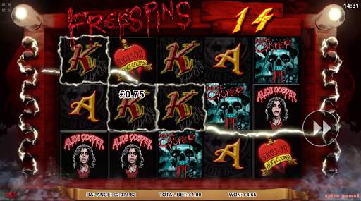 Free Vegas Casino Slot - Alice Cooper free slots screenshot 6