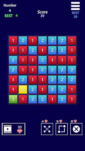 Chain Crush 24 | Drag and merge number chain screenshot 3