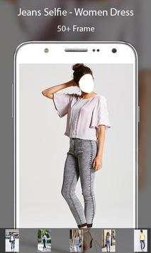 Selfie Jeans Women Photo Suit screenshot 3