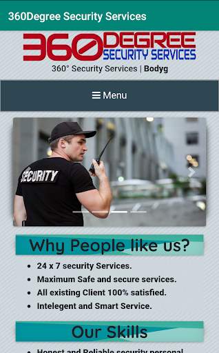 360 Degree Security Services - BodyGuard, Gunman. скриншот 3