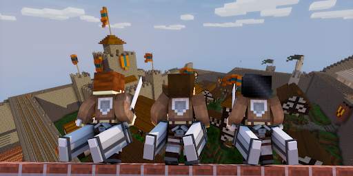 Attack on Titan Addon for Minecraft PE screenshot 2
