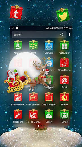 Christmas Tree Launcher Theme screenshot 3