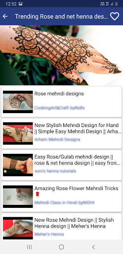 Mehndi Design : Mehndi Art Vid screenshot 6